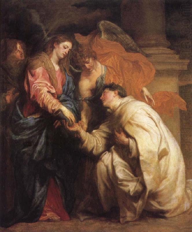 Anthony Van Dyck The mystic marriage of the Blessed Hermann Foseph with Mary china oil painting image